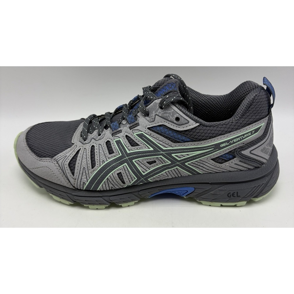 ASICS Gel Venture 7 Womens 7.5 Trail Running Shoes Gray Athletic Sneaker Hiking